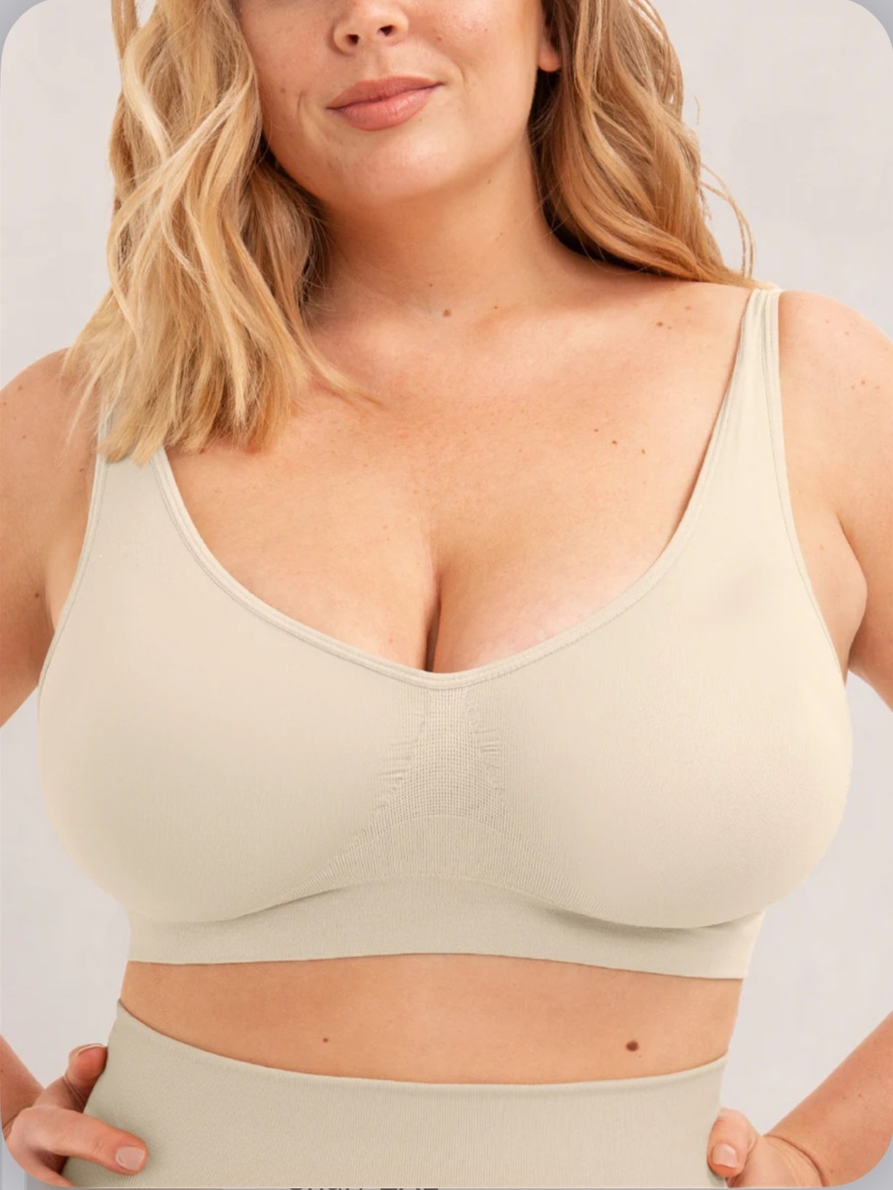 Truekind® Everyday Throw-on Wireless Bralette 2X X2